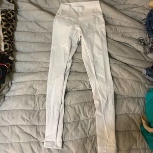 Lululemon white full length leggings